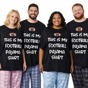 Unisex Football Pajama Shirt – 100% Cotton